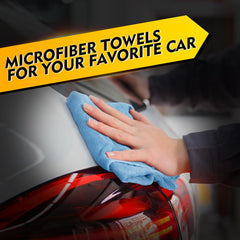 HOMEXCEL soft microfiber towel that resists scratching on car surfaces.