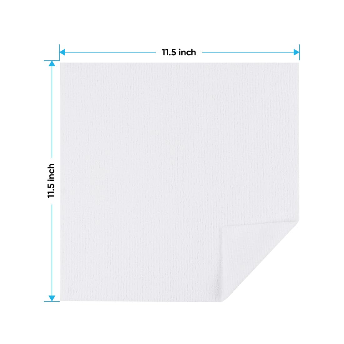 HOMEXCEL soft, reusable microfiber towels ready for washing
