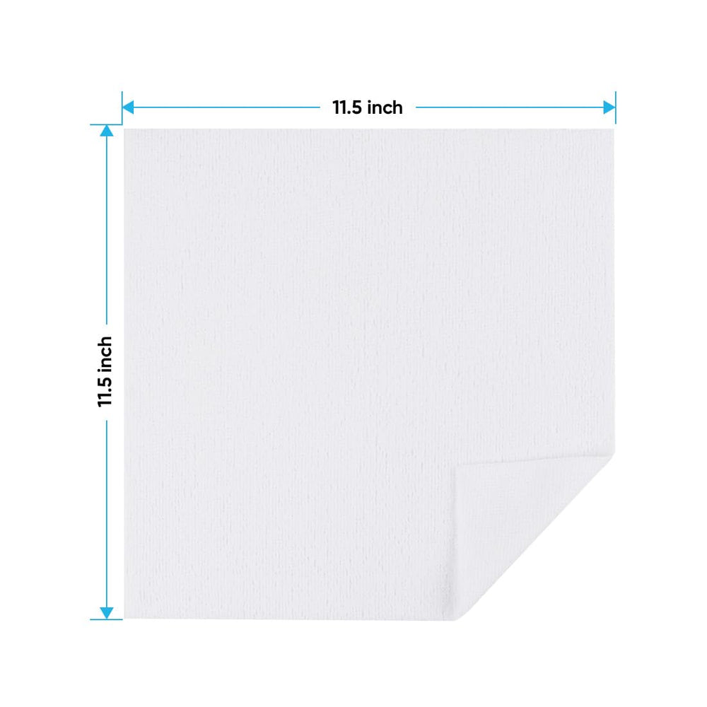 HOMEXCEL soft, reusable microfiber towels ready for washing