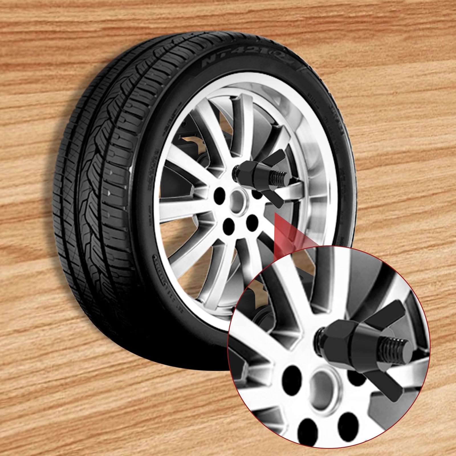Homydom easy-install spare tire mount speeds garage setup.