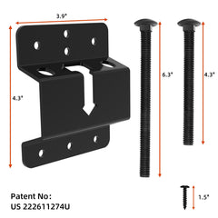 Homydom spare tire holder mount provides stable support and quick access.