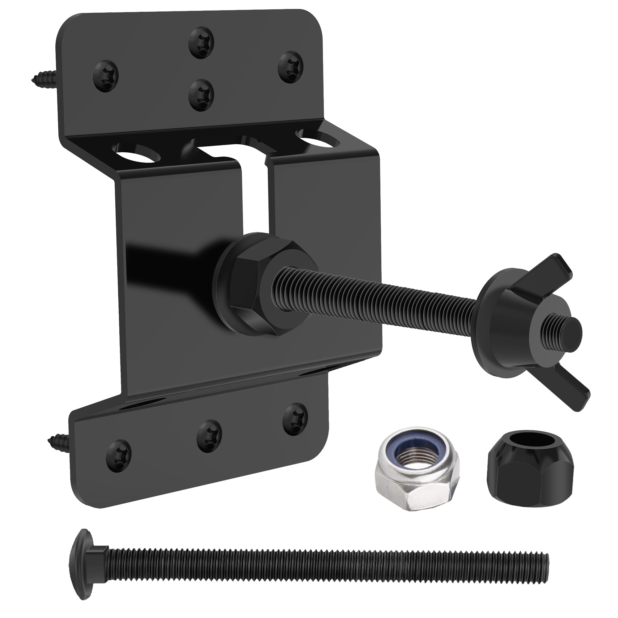 Homydom spare tire wall mount bracket secures tires on enclosed trailers.