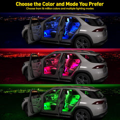 Honalia footwell lighting with 180-degree LEDs for even illumination