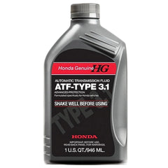 Honda ATF Type 3.1 bottle label; genuine OEM fluid for reliable shifting