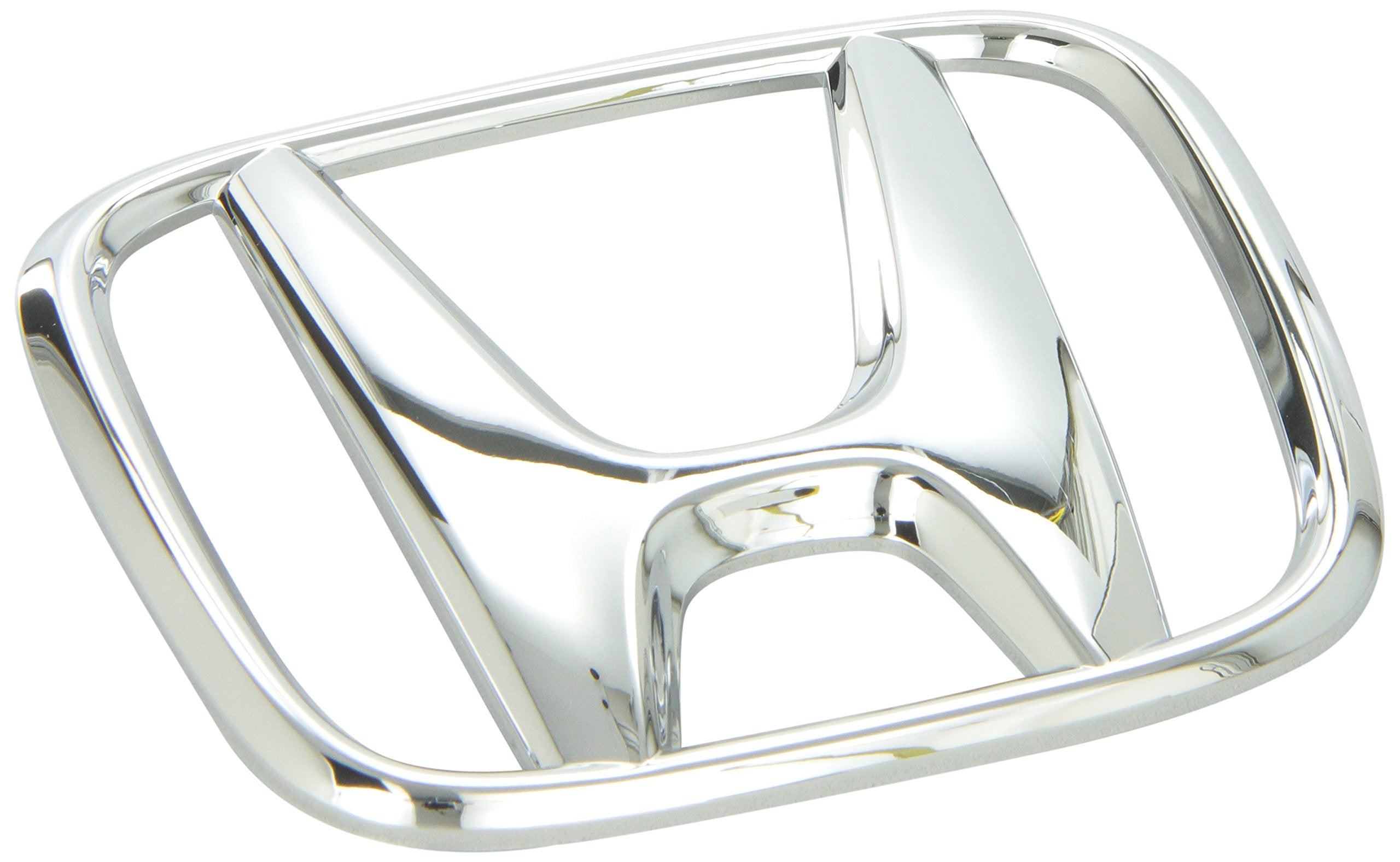 Honda emblem closeup on grille showing precise fit and finish.