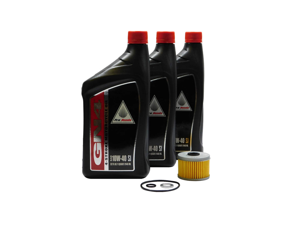 Honda Foreman 450 OEM oil change kit with fuel filter for 1998–2004 4x4 ATV
