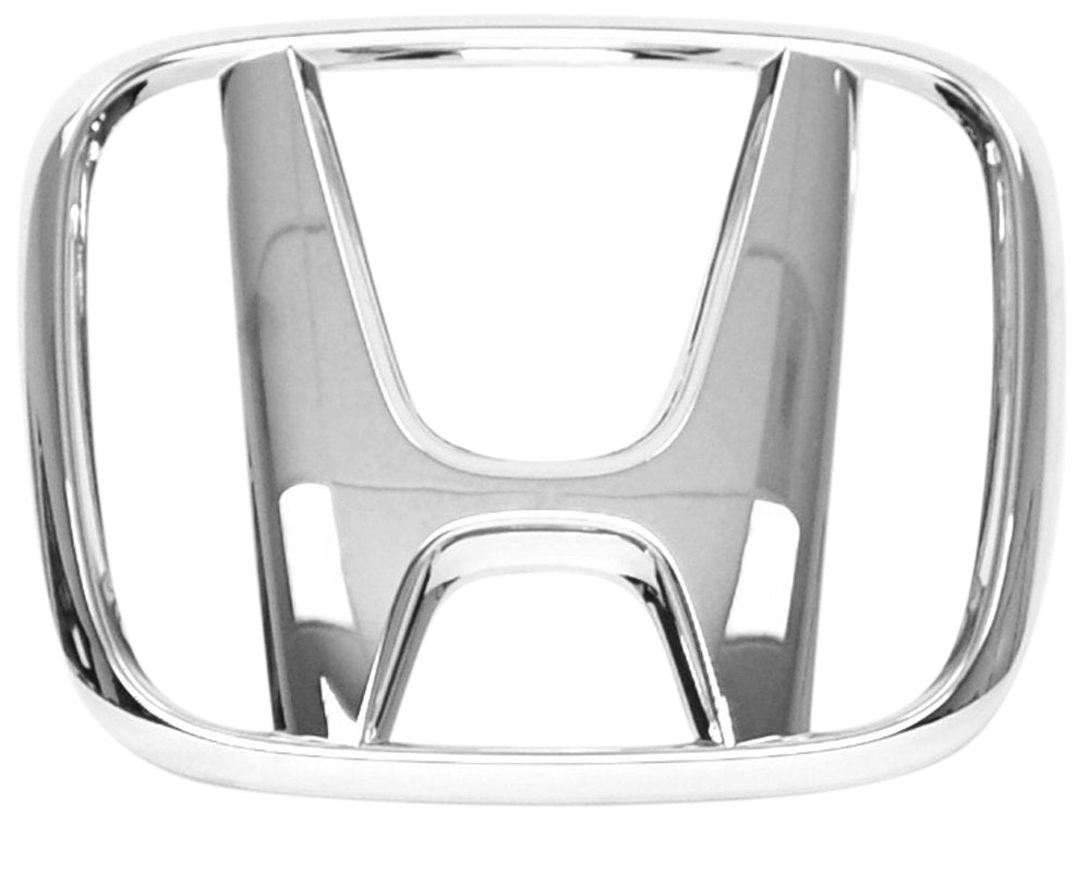 Honda front grille emblem packaging indicating genuine OEM part.