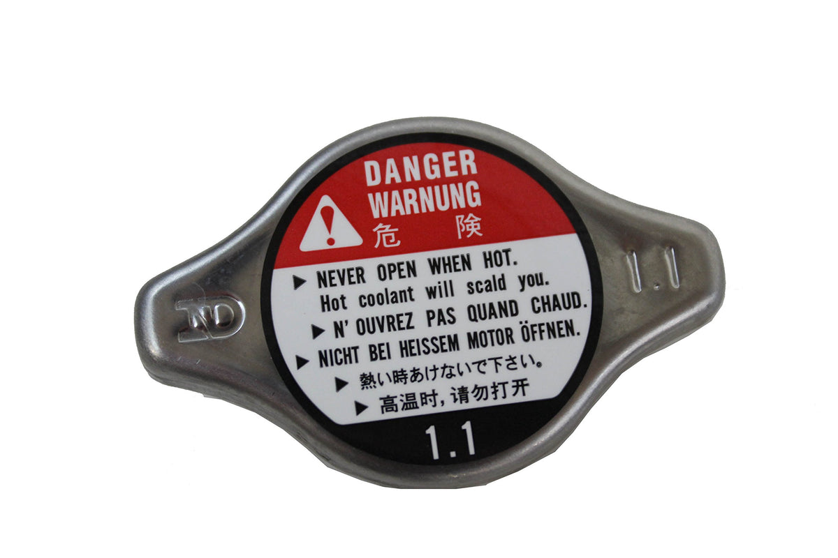 Honda genuine radiator cap 19045-PAA-A01 on engine seals cooling system effectively.