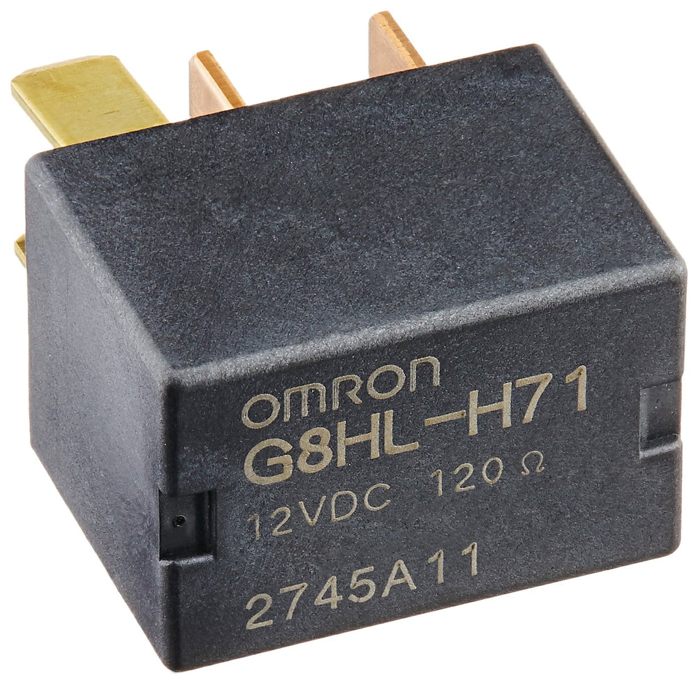 Honda Genuine Relay Assembly close-up shows durable Omron micro ISO switch.