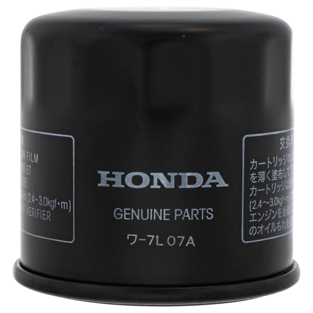 Honda GN4 oil bottle shown for viscosity-stable lubrication.