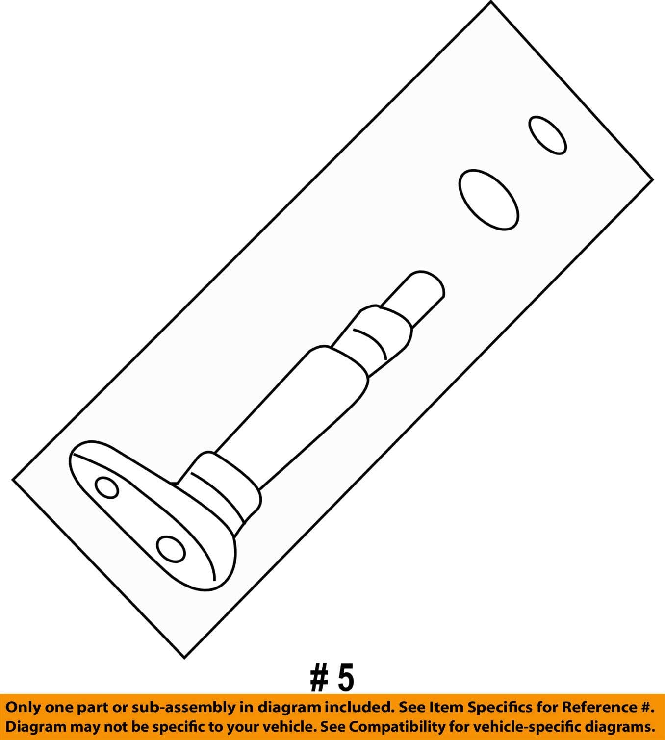 Honda PCV valve assembly side view shows compact design for easy installation