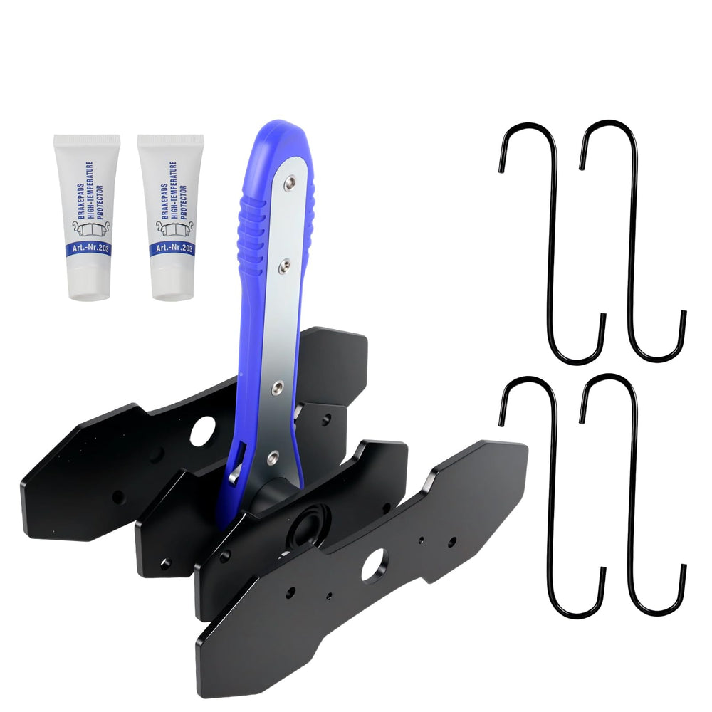 Hongdounangguo brake caliper tool with 4 hooks and steel plates for piston retraction