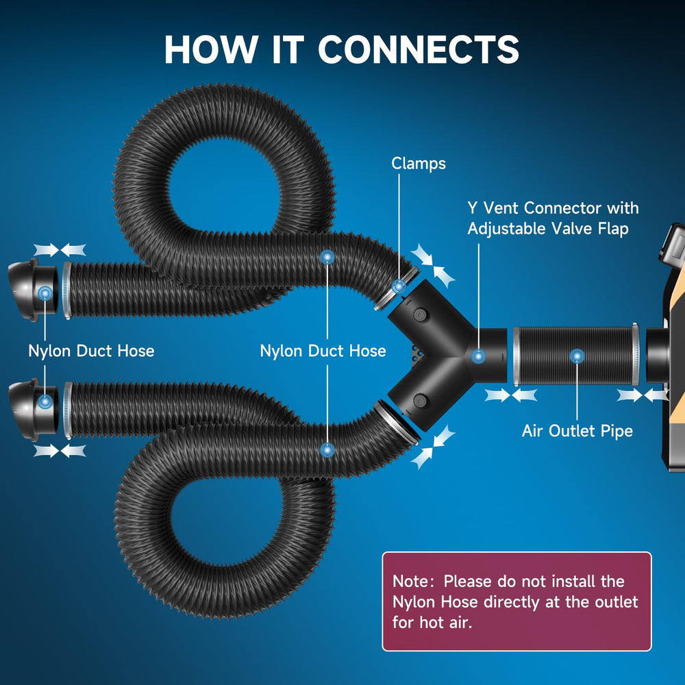Hon&Guan 3-inch diesel hose highlights durable heat-resistant ducting for demanding installations.