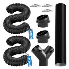 HonGuan diesel heater hose kit assembly with flexible ducting for easy installation.