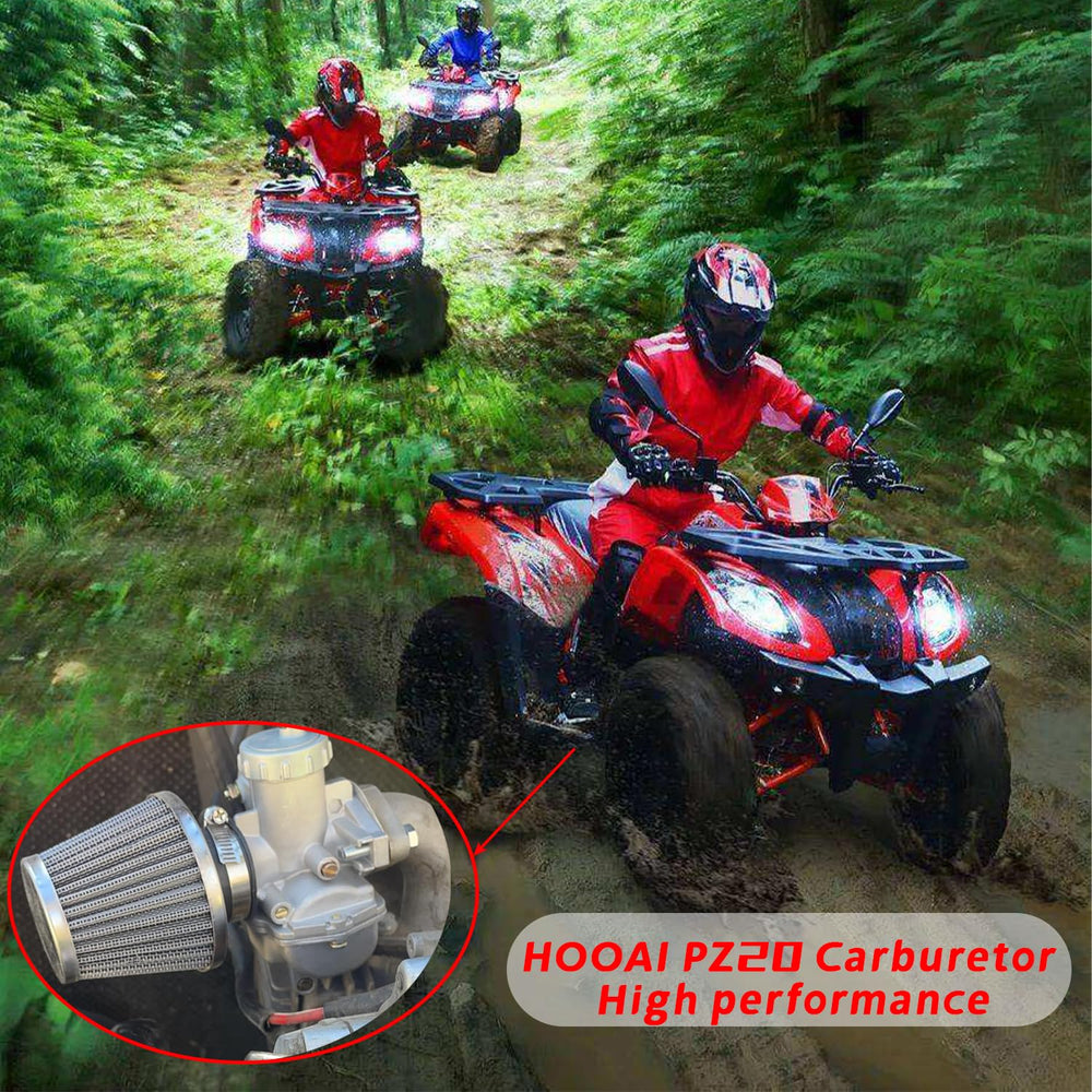 HOOAI PZ20 air filter with 35mm conical design for improved filtration and airflow.