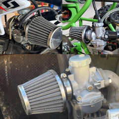 HOOAI PZ20 carburetor top view highlighting compact, rebuild-friendly profile.