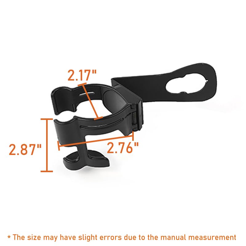 Hooke Road ABS aluminum construction provides durable, lightweight vehicle accessory.