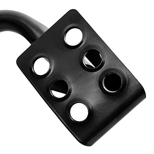 Hooke Road dead pedal with textured powder coat for durability and style.