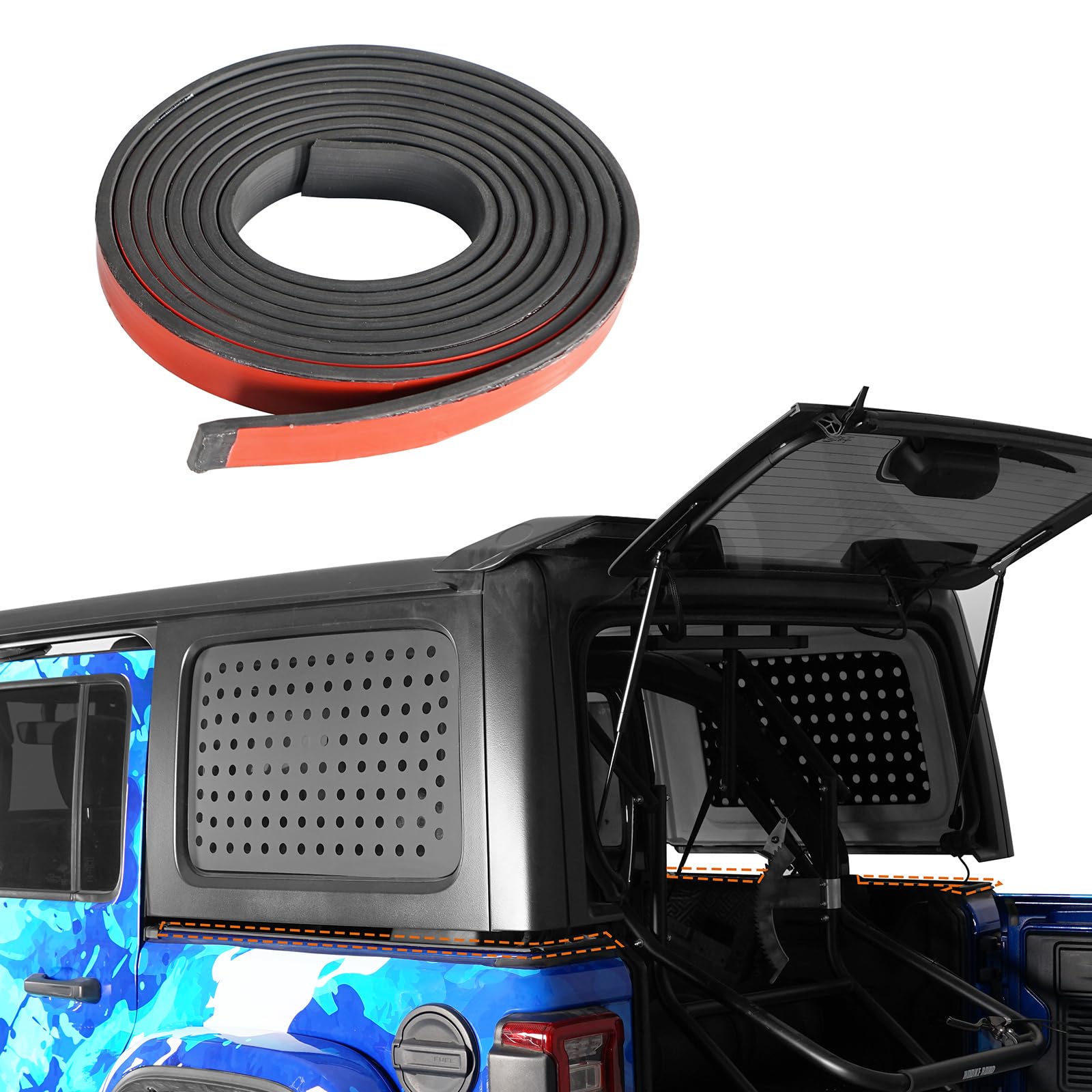 Hooke Road rear driver lower seal enhances cabin protection