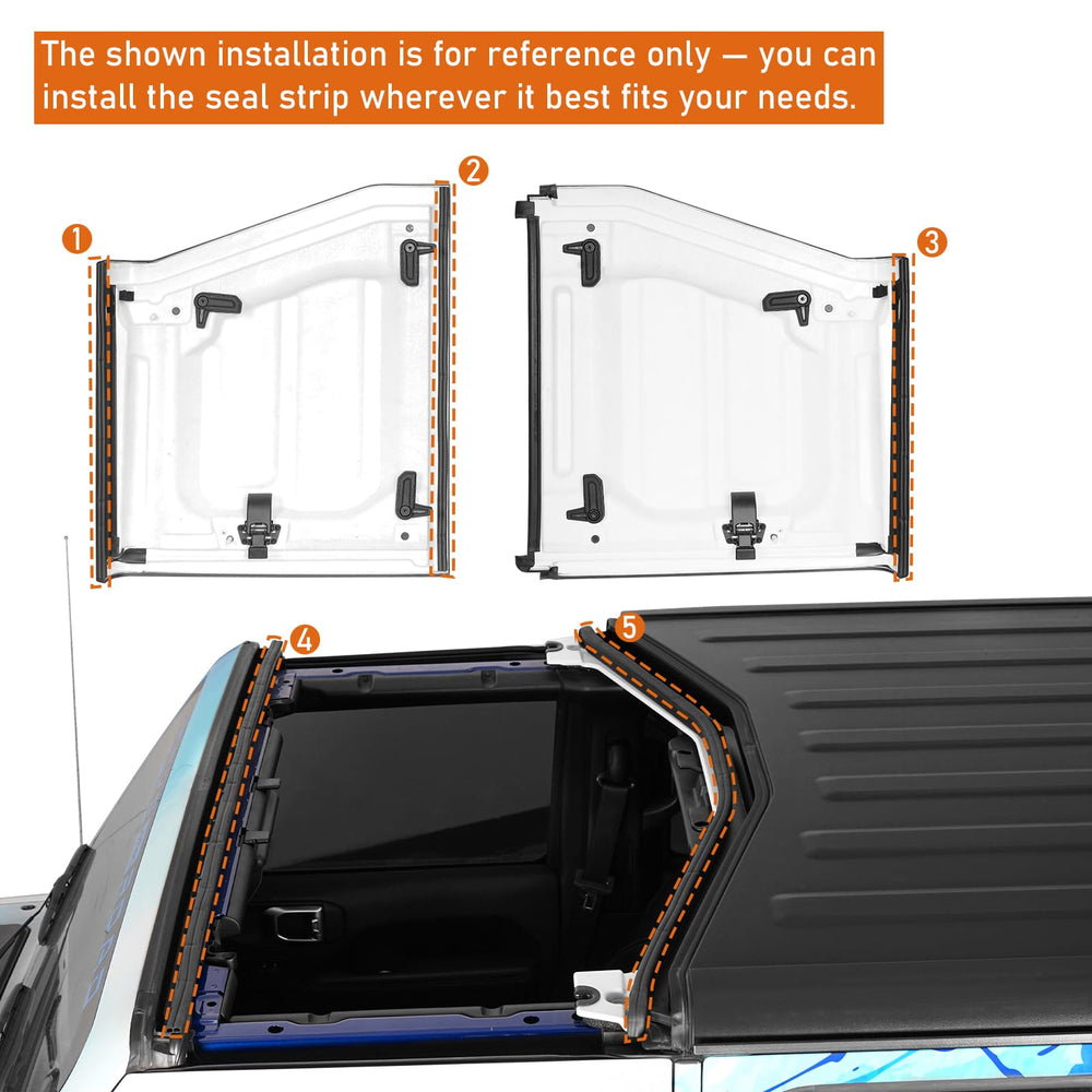 Hooke Road rear passenger lower seal enhances sealing