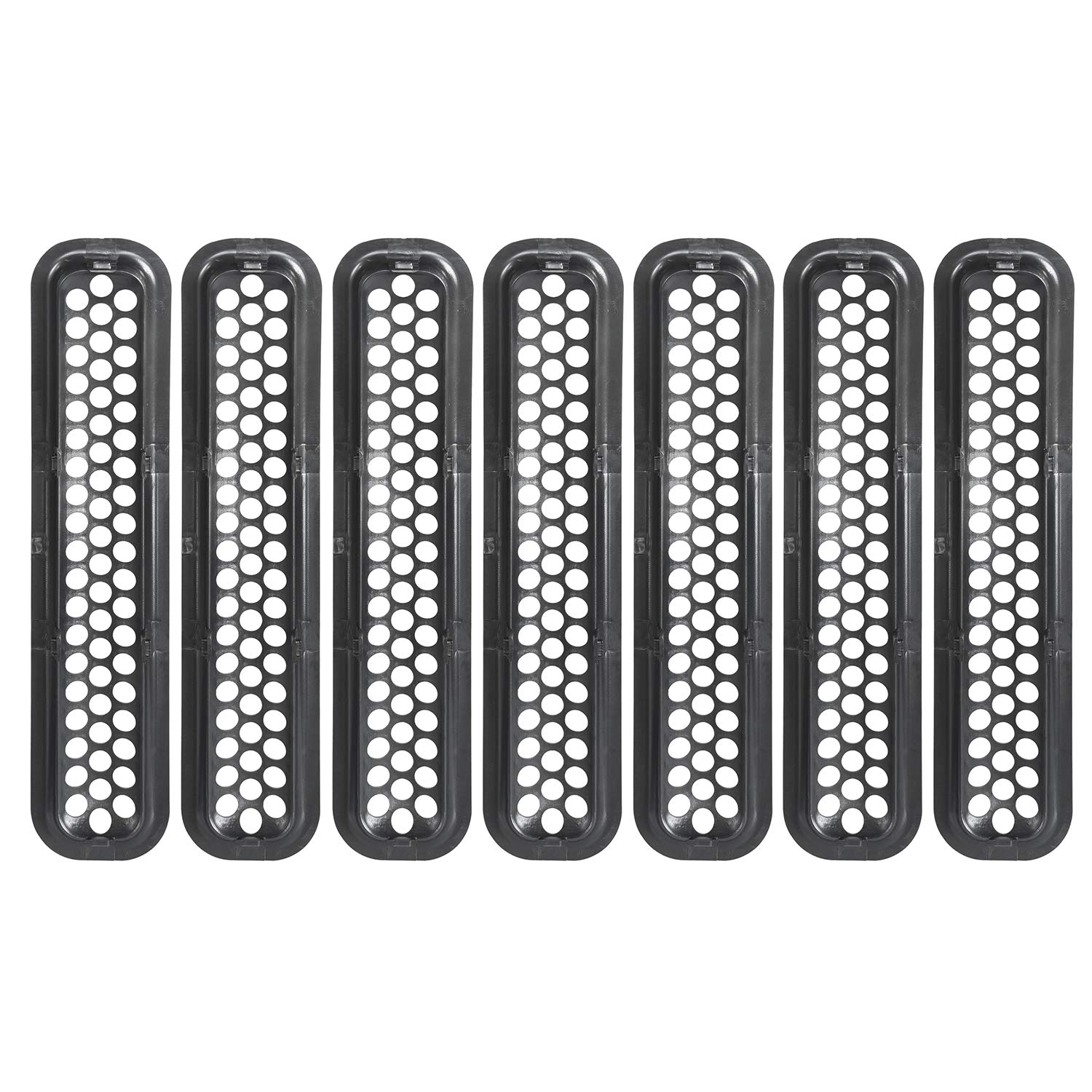 Hooke Road direct OEM grille fit simplifies installation on TJ models.