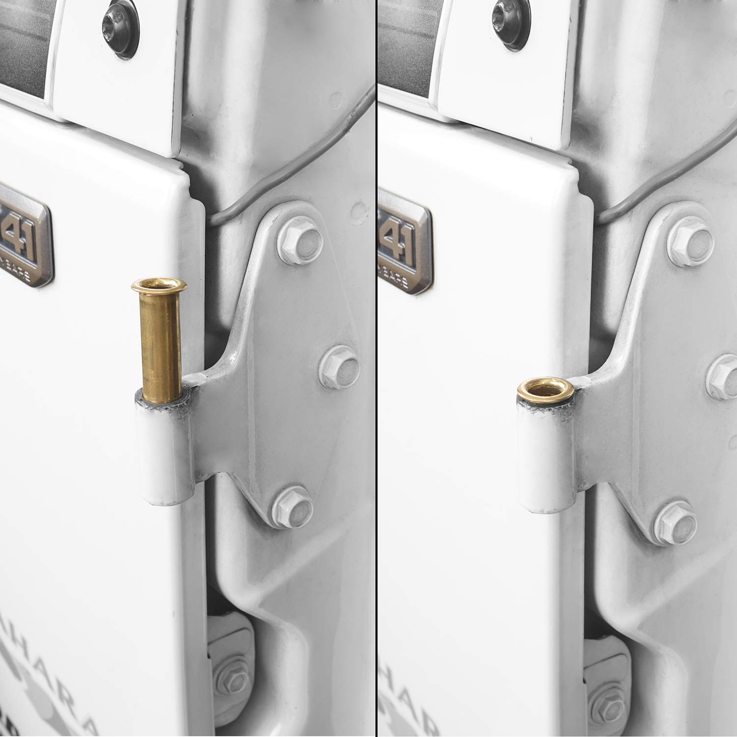 Hooke Road removal tool for JK hinges enables safe, scratch-free removal.