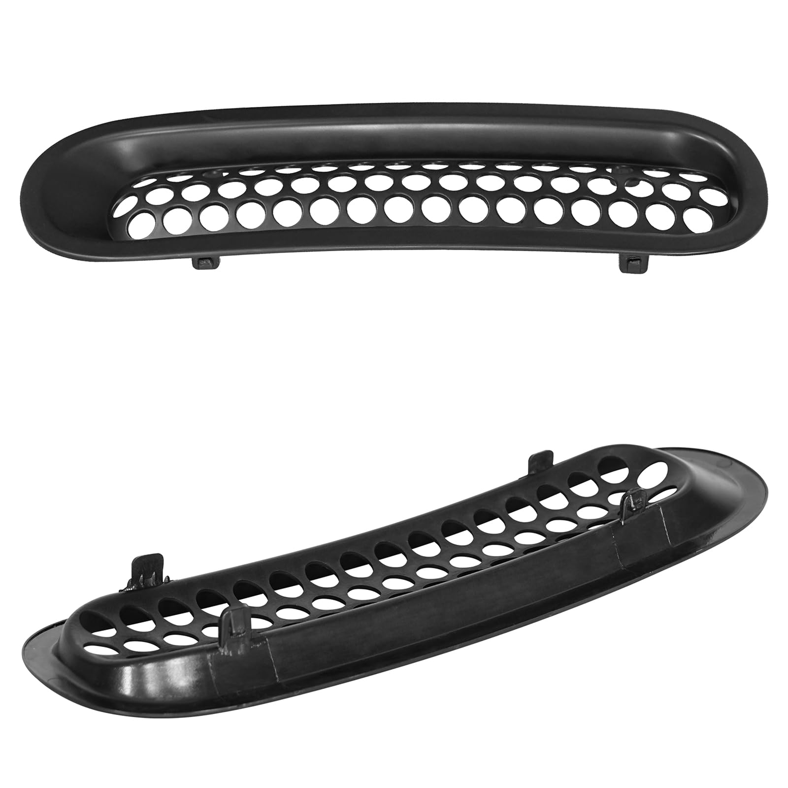 Matte black finish complements factory trim for a cohesive look.