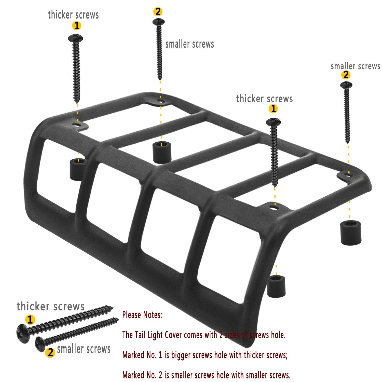 Front-quarter view demonstrates low-profile design for clean Wrangler lines