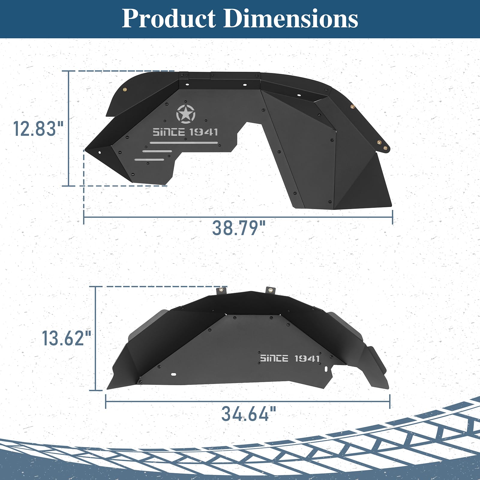 Hooke Road Wrangler JK inner liner reduces debris intrusion for cleaner undercarriage
