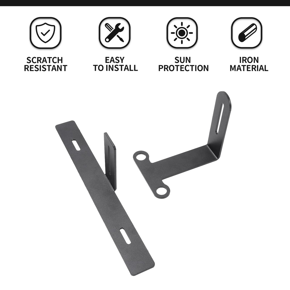 Hoolcar bracket with textured black powder coating for durability