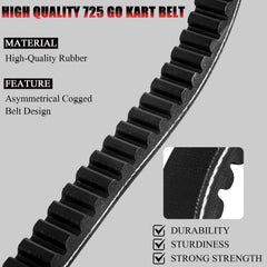 HOOTO 725 belt Mudhead 208R compatibility supports long-lasting use