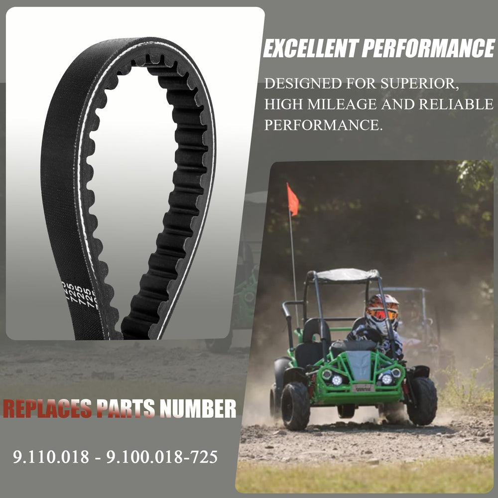 HOOTO 725 drive belt with heat-resistant rubber for endurance