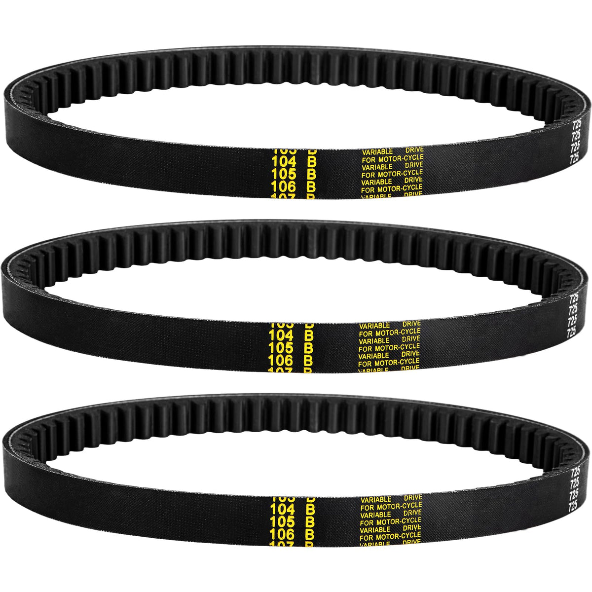 HOOTO 725 go-kart belt for 30-series torque converter ensuring smooth power transfer