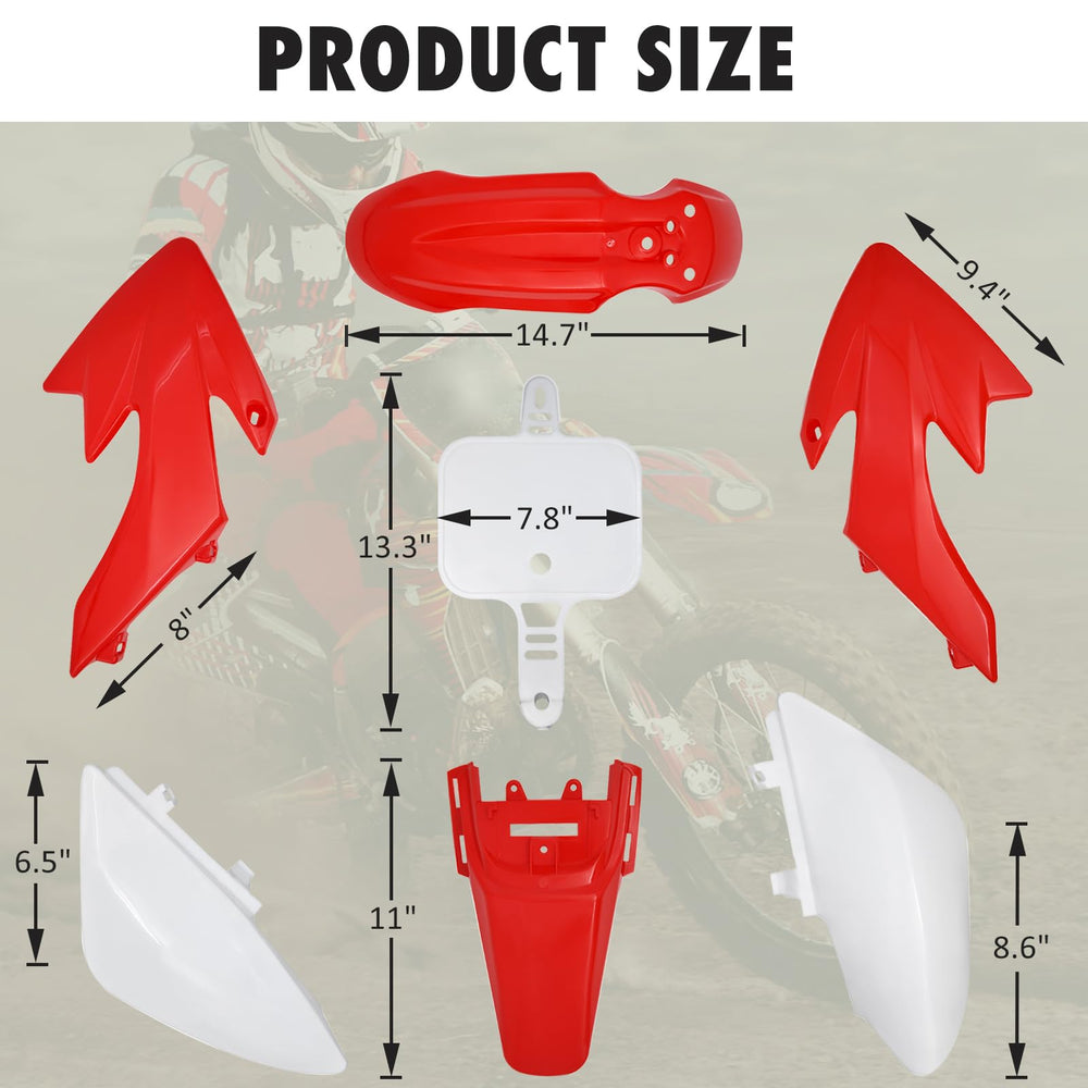 HOOTO CRF50 windshield adds wind deflection and a refined look.