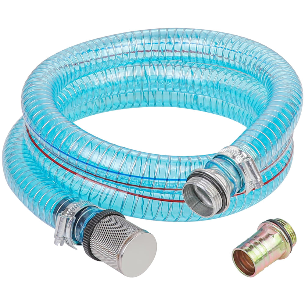 HOOTSUM 1 inch suction hose with transparent body for easy flow monitoring