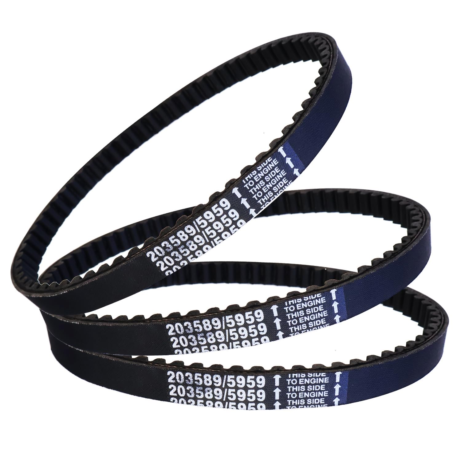 HOOUP 30 Series drive belt brand closeup features logo and branding.