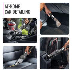 Hoover CleanSlate bristle agitator lifts stubborn stains on seats and mats.