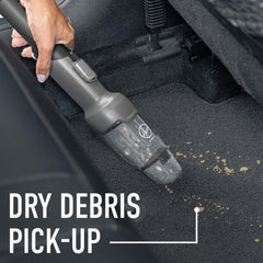Hoover CleanSlate crevice insert reaches tight gaps for thorough interior cleaning.