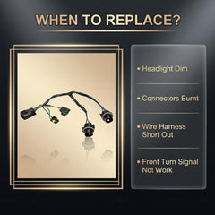 HOPUT durable headlight harness promotes long service life under demanding conditions