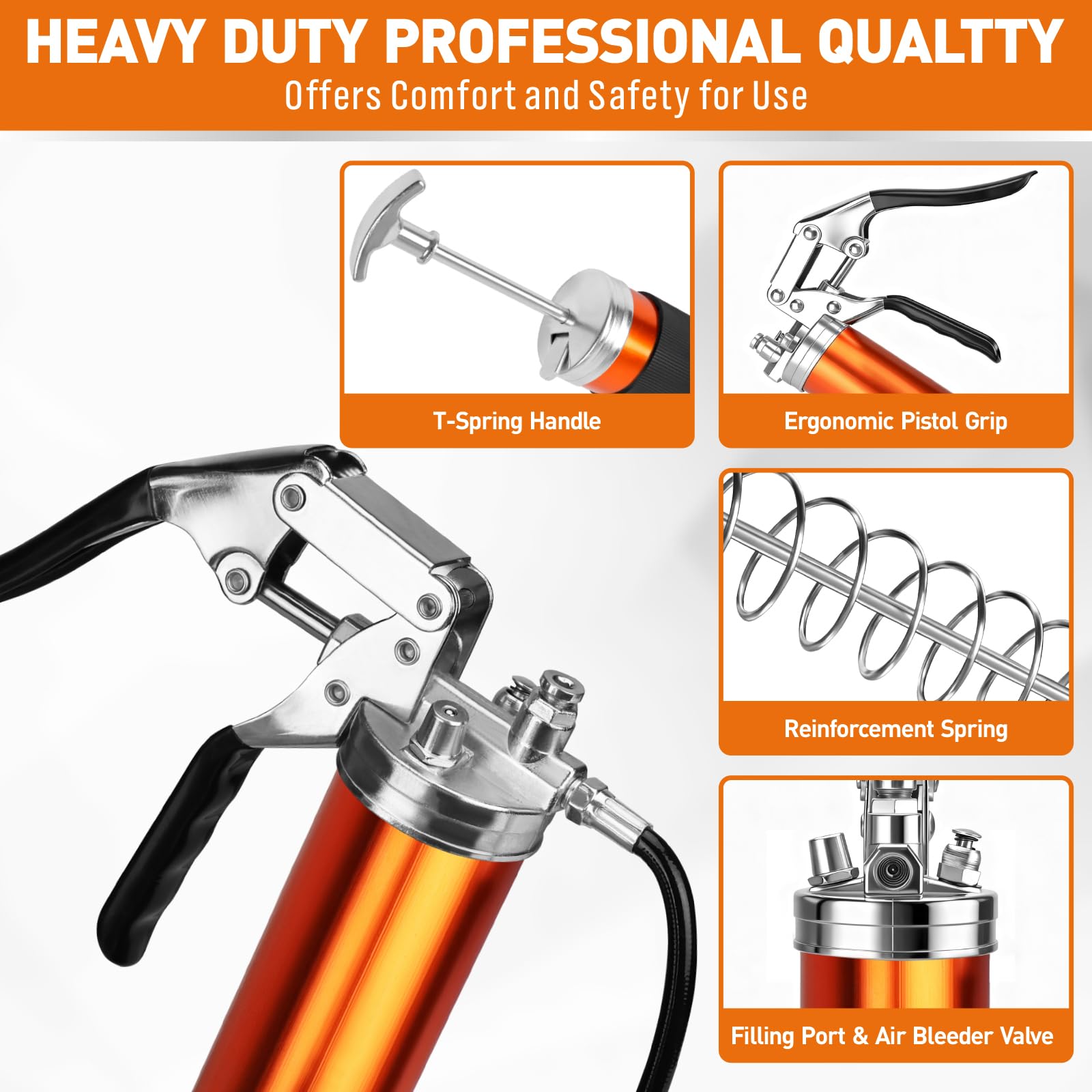 HORUSDY lock coupler and injector ensure secure connection and steady flow
