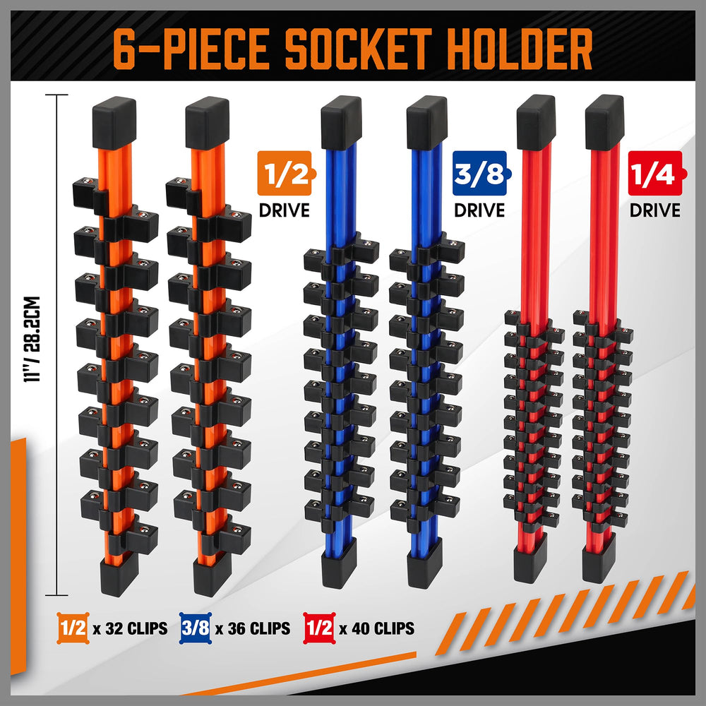 HORUSDY bright color coding speeds size checks in any workshop