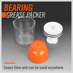 HORUSDY tool flushes old grease before bearing repacking