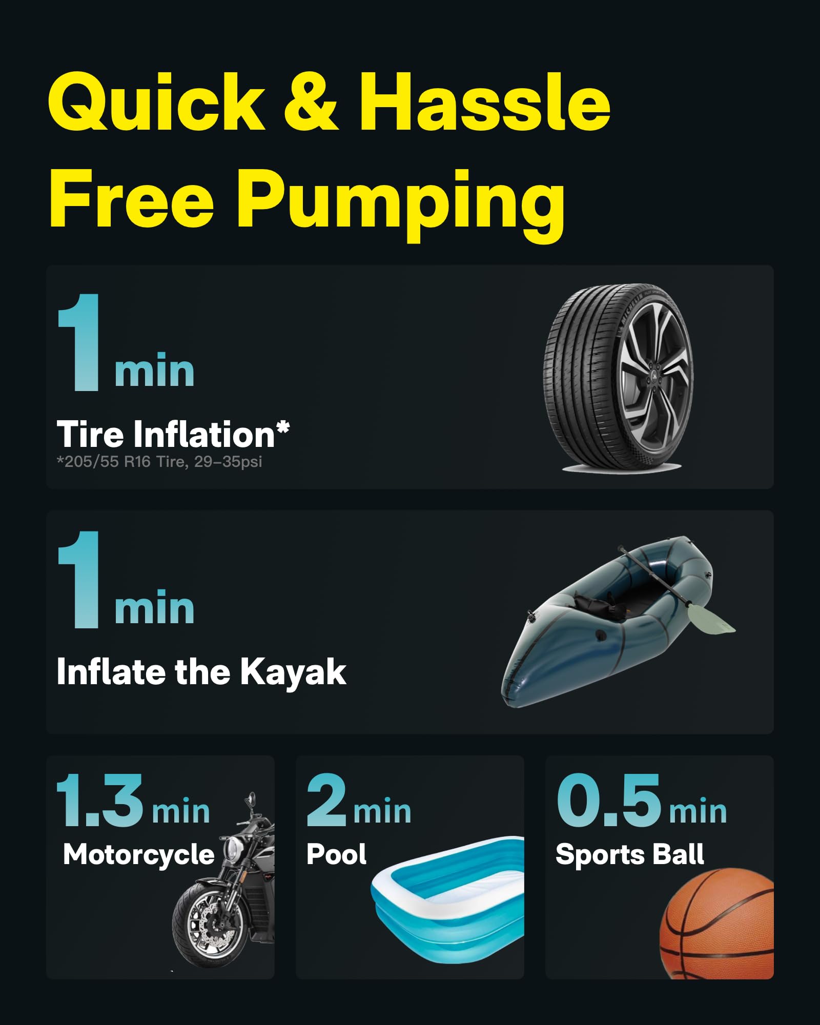 HOTO Air Pump Master paddle board inflation mode for water adventures