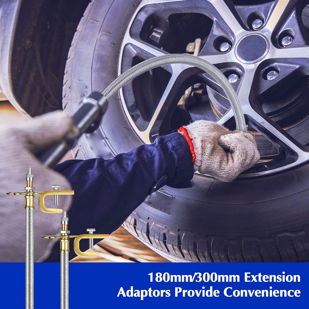 Hotop brass 7in 90-degree valve stem extension for pump alignment