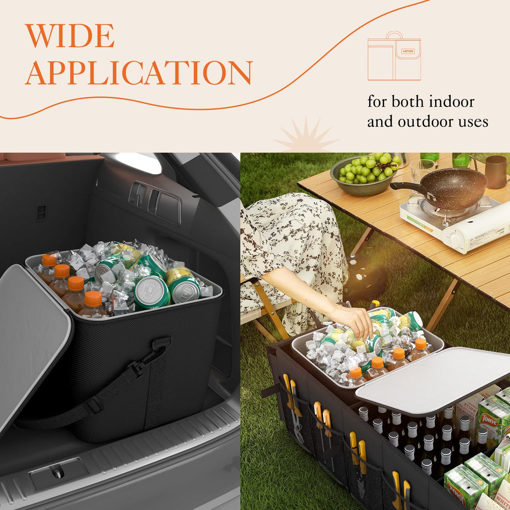 HOTOR open interior design lets you grab essentials at a glance.