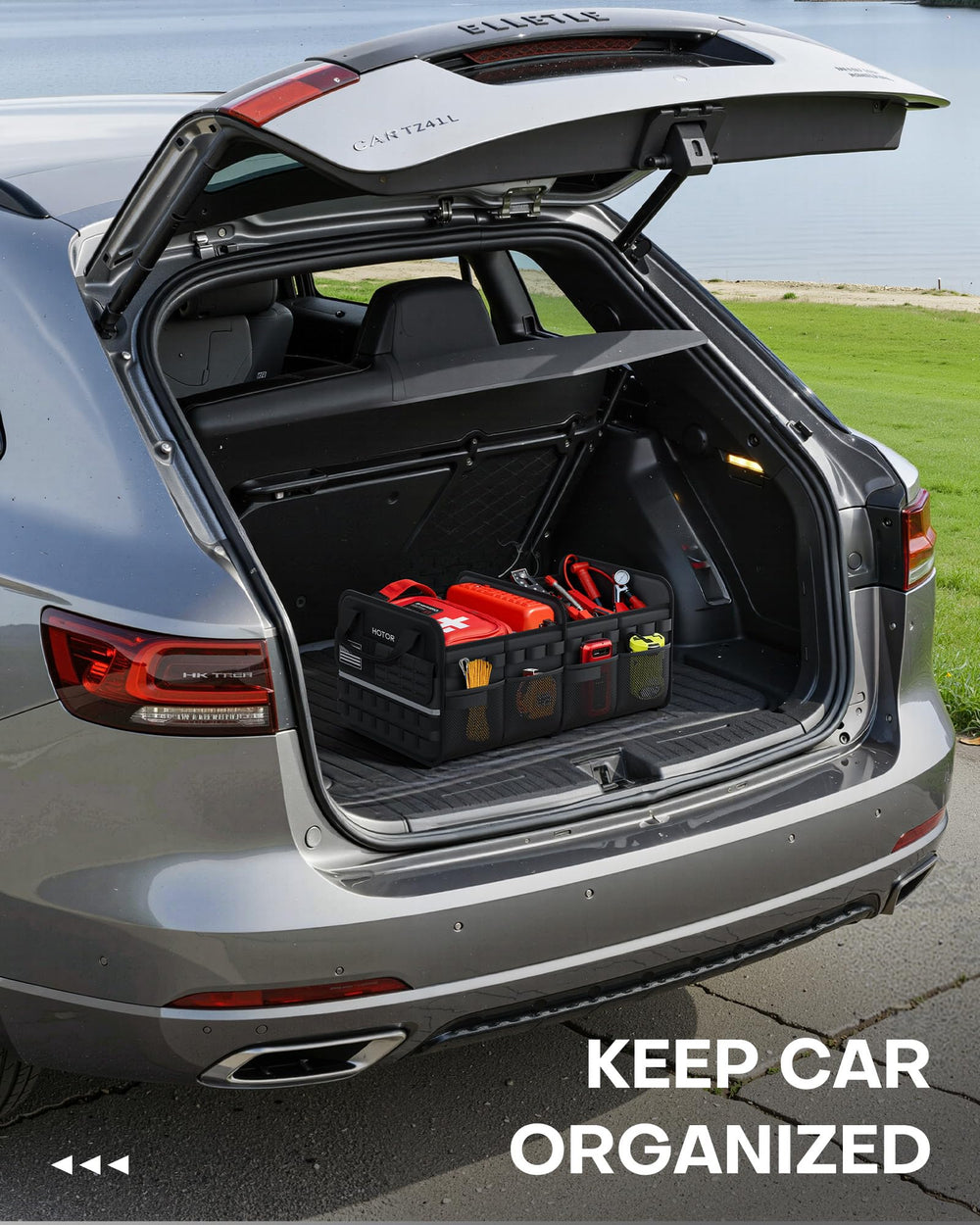 HOTOR Versatile storage for groceries, tools, and outdoor gear.
