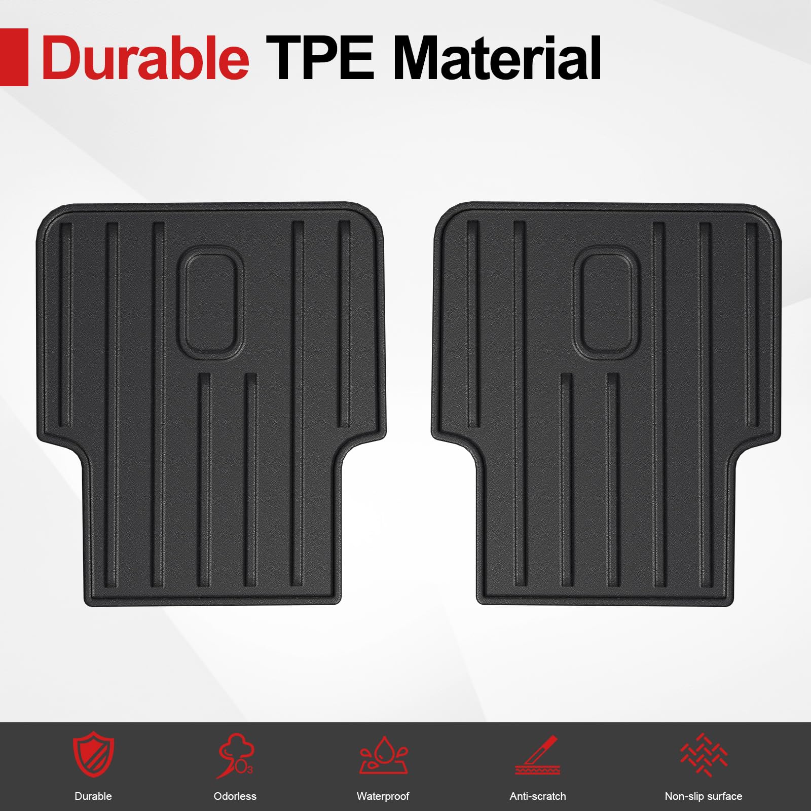 HOUCLEMIC sticker installation method demonstrates quick secure fit for the mat