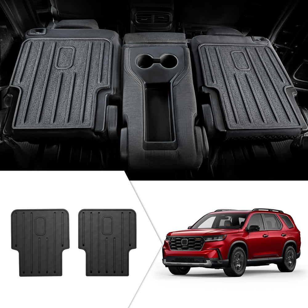 HOUCLEMIC backrest mat on Honda Pilot second-row fit protects upholstery from spills
