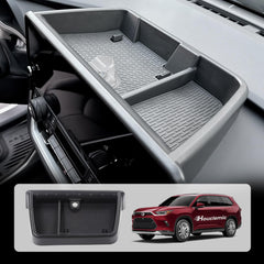 HOUCLEMIC Grand Highlander center console organizer—front view for a seamless, factory-like fit.