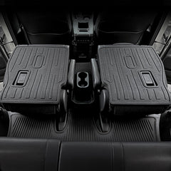 HOUCLEMIC kick mats feature pre-cut holes for seat levers for easy use.